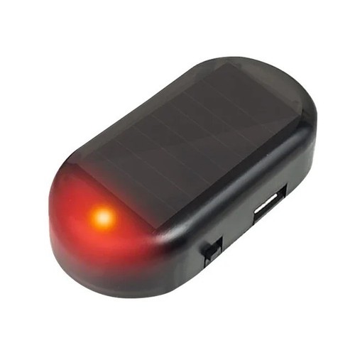 Solar power car led - solar, fake