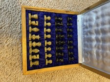 Vintage Travel Chess Set