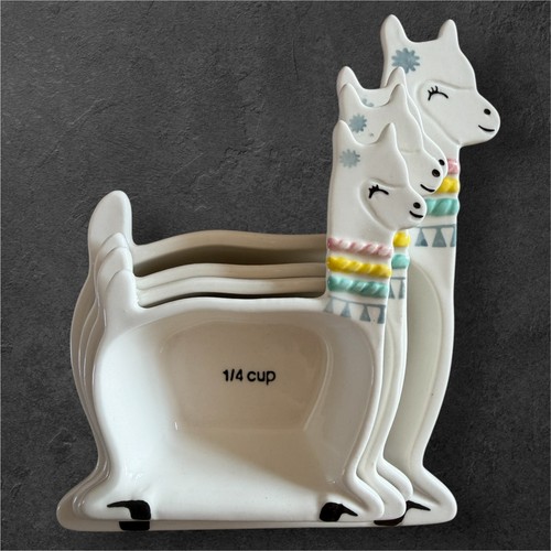 Llama measuring set ceramic - llama,