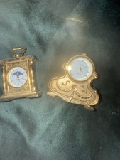 Two Vintage Brass Miniature
