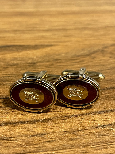 Vintage burberry cufflinks - burberry,