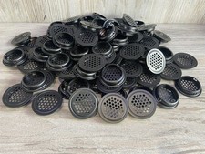 100 X Black 35mm Steel Round
