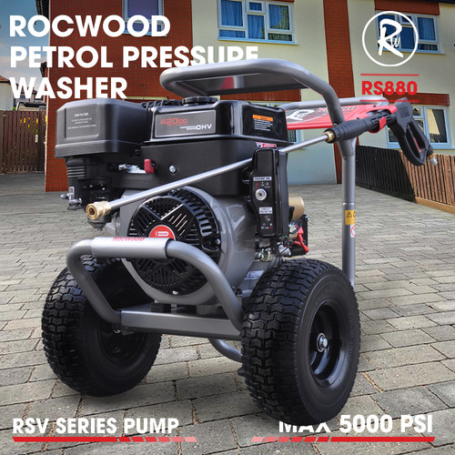 Petrol pressure washer rocwood - petrol,