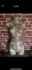 Unique Upcycled Female Mannequin Torso Wall Hanging
