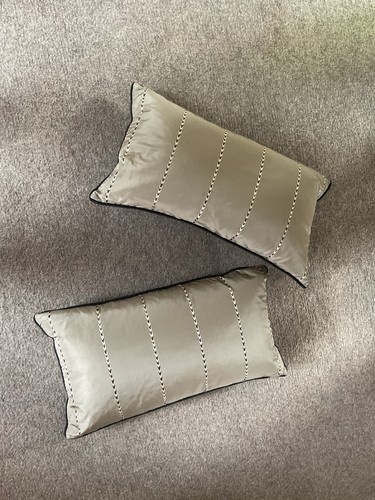 Two oblong cushions - two,
