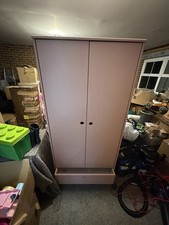 Kids Pink Wardrobe Habitat