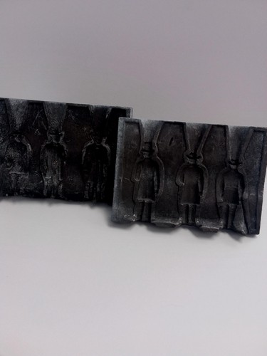 Vintage toy soldier lead mold - toy,