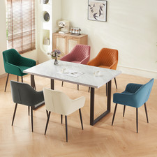 2X4X Dining Chairs Set Velvet