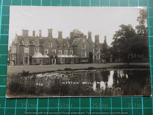 Merton hall and - and, lake