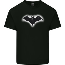 A Glowing Bat Vampires Halloween Mens Light Cotton T-Shirt