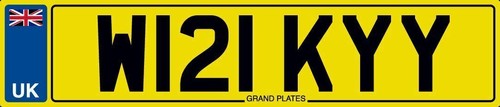 Wicks number plate - wicks, wicky