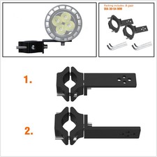 2 Pcs Motorcycle LED Spotlight