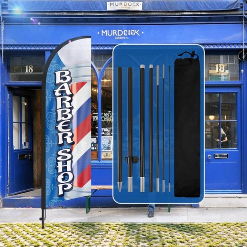 Barber shop feather - barber, pole