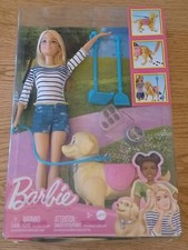 Barbie Walking Potty Poop Pup, Doll Puppy & Accessories - NEW - Free P&P S4