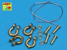 ABER -  Shackle for Russian tanks KV-1 & KV-2 (4 pcs)  - 1/35th Scale ABR18