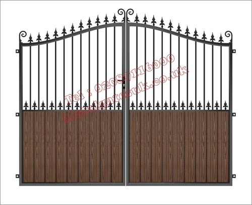 Driveway gates composite wood - driveway,