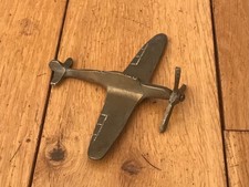 Vintage Brass Spitfire Plane -