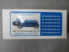 1:43  AUTO REPLICAS   A.R.  12    1924 BUGATTI J.C.C.    WHITE METAL KIT