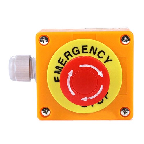Red mushroom emergency stop - mushroom,