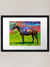 Thoroughbred horse on a