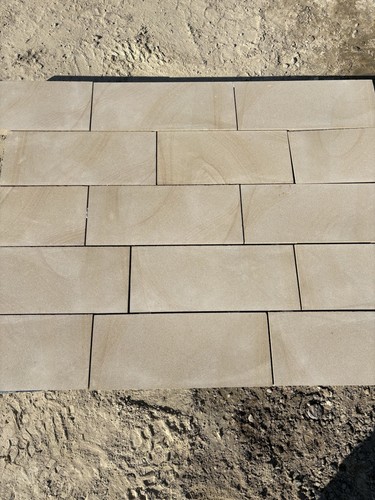 New sawn yorkstone walling - ***new,