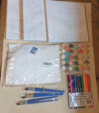 Bundle Paint by Numbers kits X 4 ( 3 Mounted & 1 Canvas)