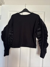 Black Cropped Zara Jumper With