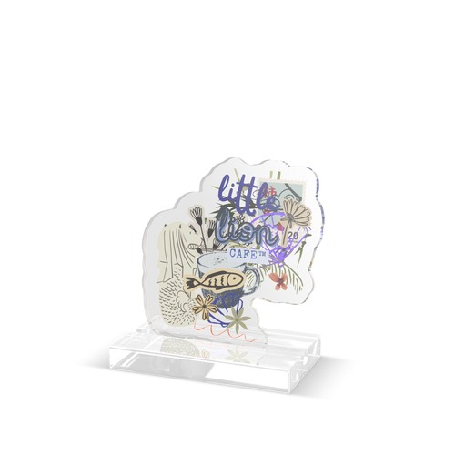Custom cut standee - cut, little