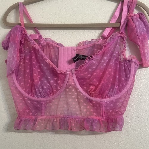 Torrid bra longline sheer - , pink