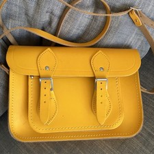 Funky Yellow Mini Cambridge Satchel - Brand New