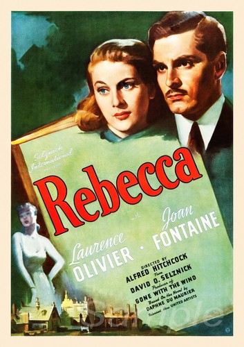 1940 rebecca movie film - film, poster