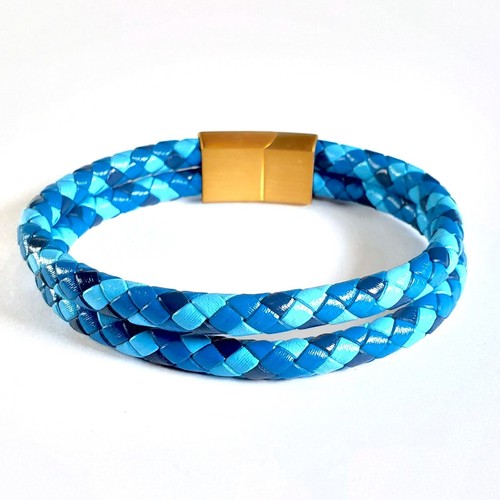 Leather mens bracelet surfer - mens,