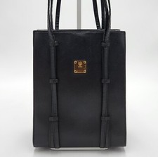 MCM Vintage Black Pebbled