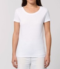 White 100% organic cotton