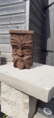 Old oak green man - oak,