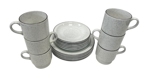 Poole pottery parkstone cups - pottery,