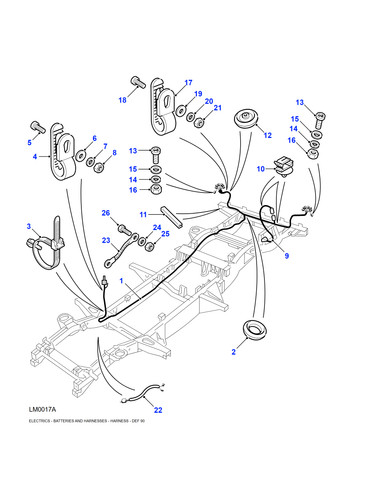 Land rover clip range - land,