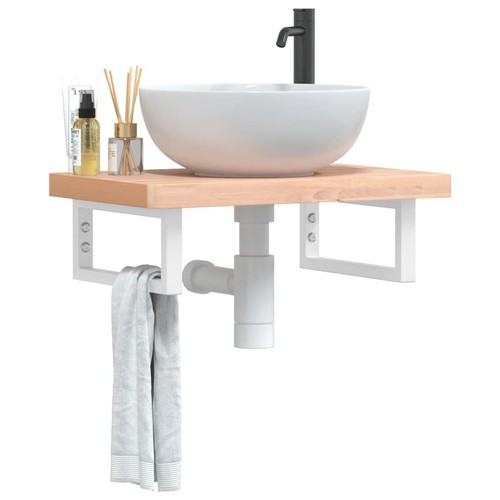 Basin shelf wall - basin, steel