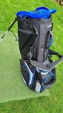 NEW Black /blue large stand carry/Cart Bag Double Strap 2.75kg PGA Pro Seller