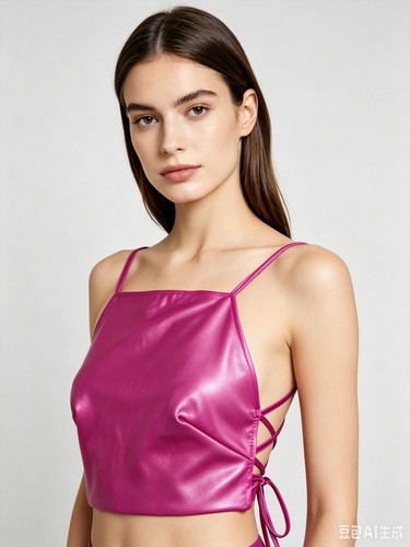 Olivaceous hot pink - pink, satin