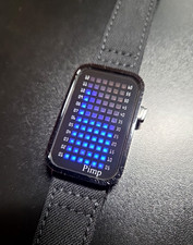 Tokyo Flash Pimp P2 Blue LED Date Quartz Watch Japan Hadley Roma Discontinued 