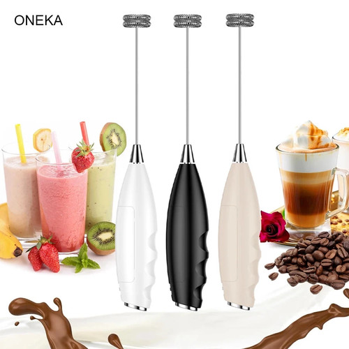 Milk frother handheld - mi, foam