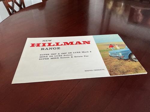New hillman range brochure - new,