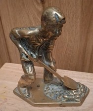 Vintage Brass Coal Miner