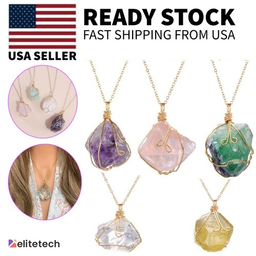Natural gemstone necklace - natural,