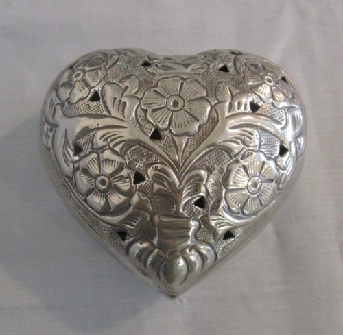 Vintage heart shaped silver - vintage,