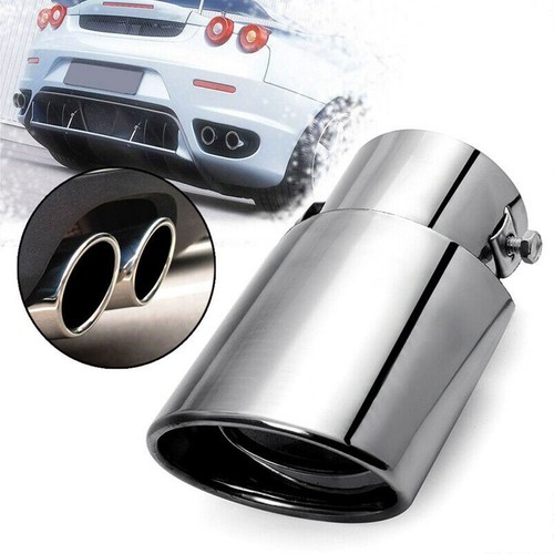 Chrome car muffler - car,
