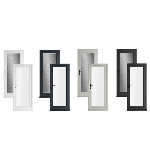 Pvc single door - single, &