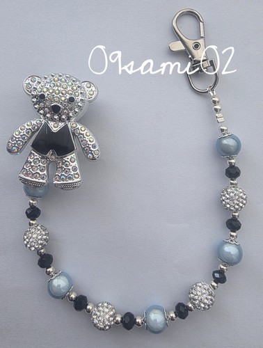 Bling dummy crystal bear - ,