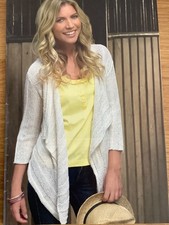 LADIES WATERFALL CARDIGAN